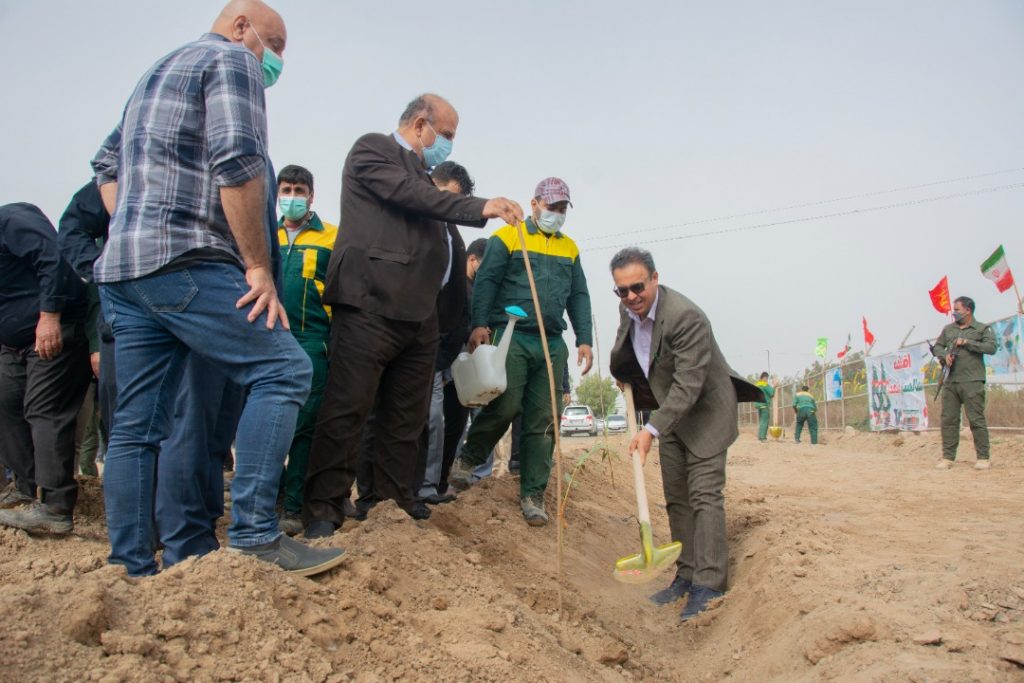گزارش تصویری افتتاح نهالستان شهدا