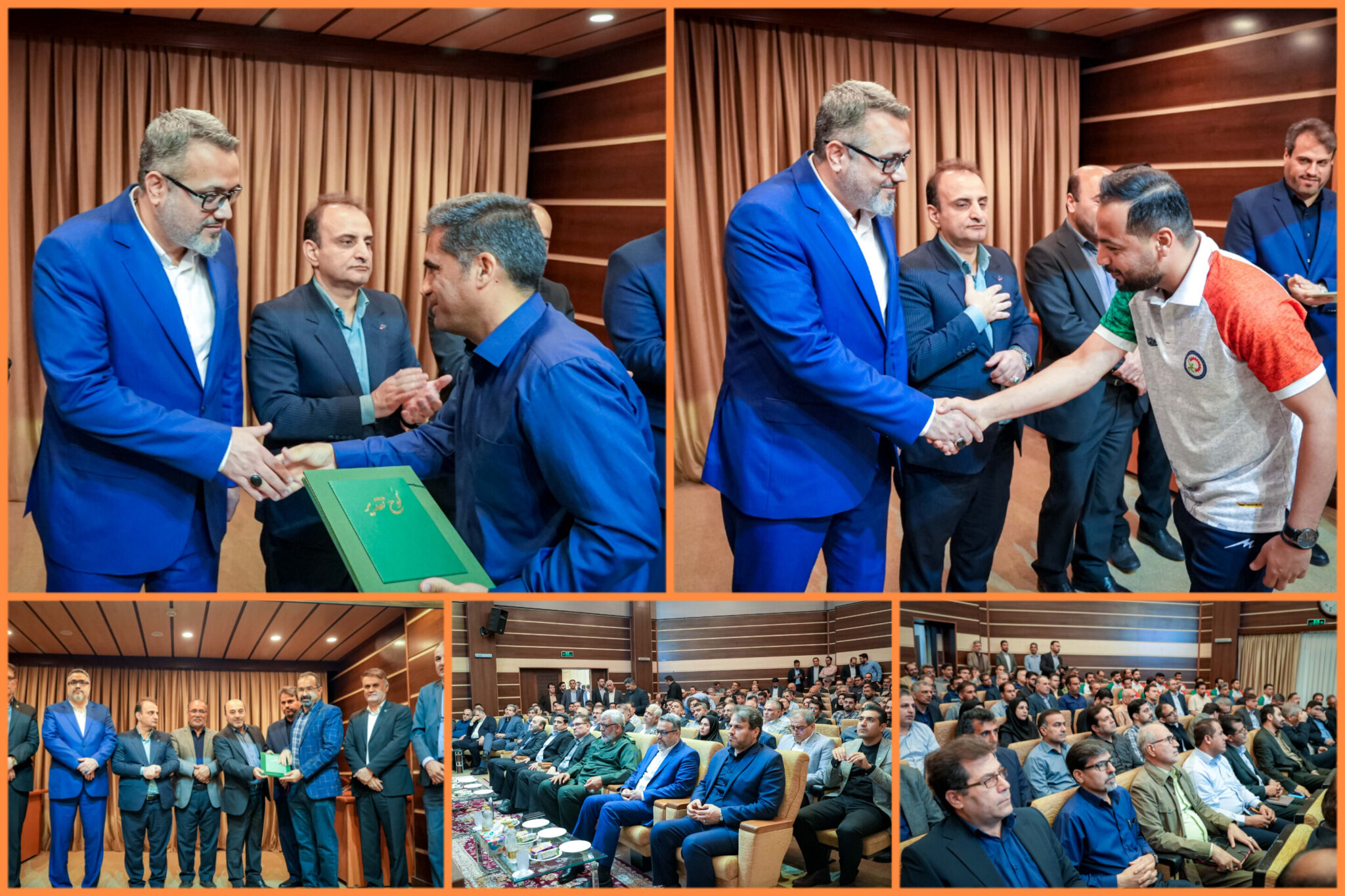 گزارش تصویری آیین گرامیداشت هفته کار و کارگر در شرکت توسعه نیشکر و صنایع جانبی آن