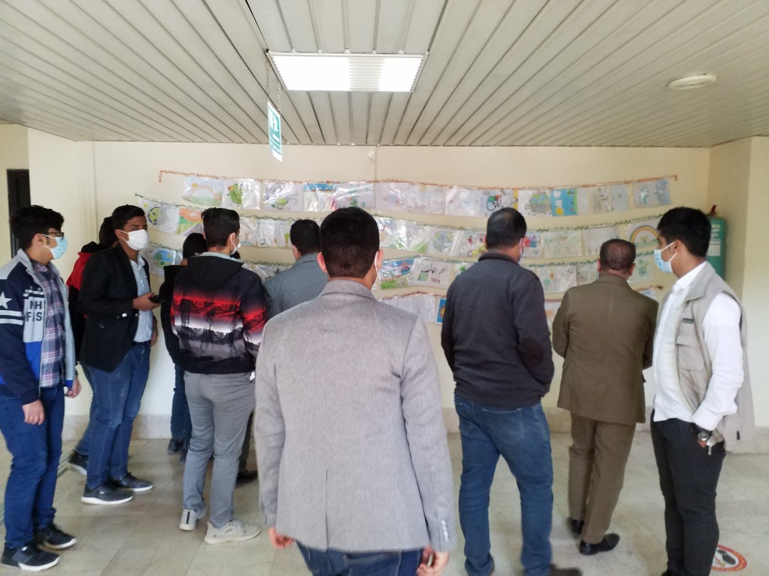 برپایی نمایشگاه نقاشی ویژه فرزندان پرسنل شرکت کشت و صنعت دعبل خزاعی به‌مناسبت روز ملی هوای پاک