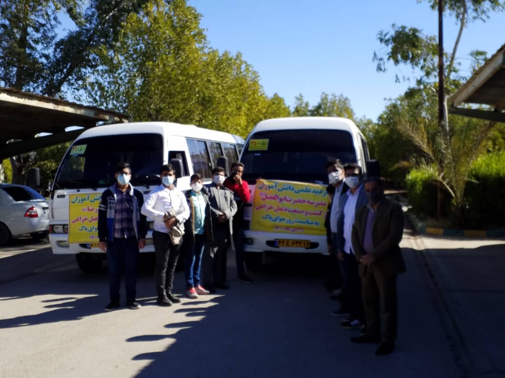 بازدید علمی جمعی از دانش‌آموزان مدارس شهرستان کارون از شرکت کشت و صنعت دعبل خزاعی