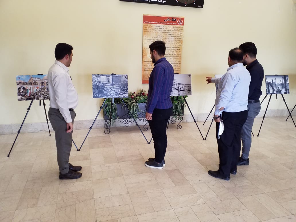 برپایی نمایشگاه عکس ” جلوه های ایثار و مقاومت” بمناسبت روز آزاد سازی خرمشهر