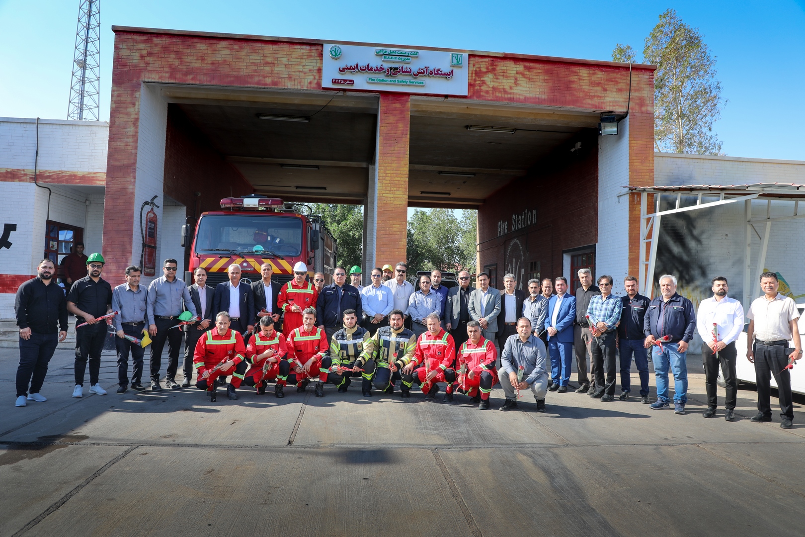 گرامیداشت روز ملی آتش‌نشانی و ایمنی در شرکت کشت و صنعت دعبل خزاعی