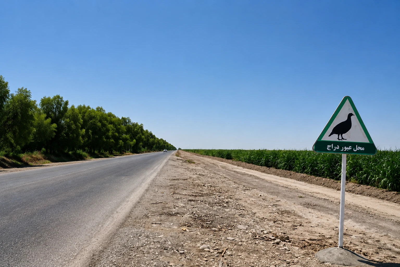 هشداری با طعم زندگی؛ اینجا حق عبور با دُرّاج است